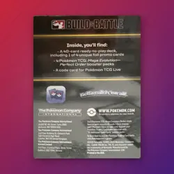 Pokemon TCG Mega Evolution: Perfect Order Build & Battle Box - Image 3