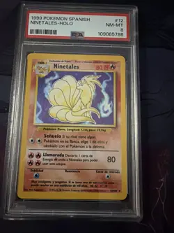 1999 Pokemon Ninetails PSA 8 SPANISH Base Set - Image 1