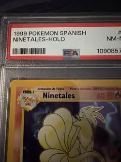 1999 Pokemon Ninetails PSA 8 SPANISH Base Set - Image 3