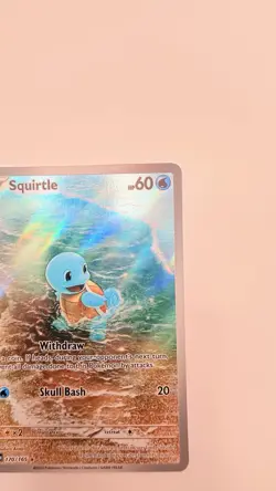 Pokemon Squirtle 170/165 SV Scarlet & Violet 151 Holo Full Art Illus Rare - Image 4