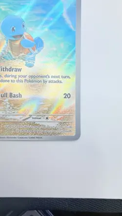 Pokemon Squirtle 170/165 SV Scarlet & Violet 151 Holo Full Art Illus Rare - Image 5