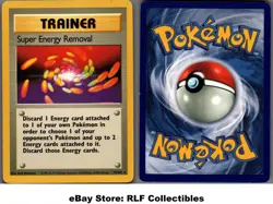 1999 Pokemon, Base Set, #79/102 Super Energy Removal, Rare (f) - Image 1