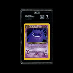 Pokemon Dark Gengar 6/105 Neo Destiny Holo Rare Unlimited 70HP TAG 7 (2002) - Image 1