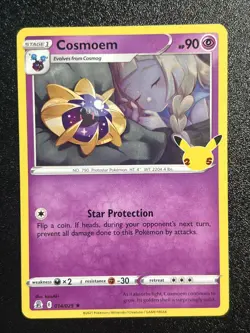 Cosmoem 014/025 Pokemon TCG 25th Anniversary Celebrations Holo (Light Play) LP 1 - Image 1