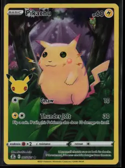Pikachu 005/025 Pokemon Celebrations Rare Near Mint - Image 1