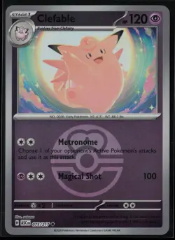 Clefable (Love Ball) 075/217 Pokemon Ascended Heroes Uncommon Near Mint - Image 1