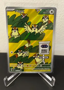 Pokemon Pidgey 207/197 SV03: Obsidian Flames Holo - Image 1