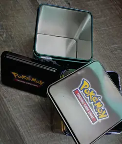 Pokemon TCG Tins Lot Of 3 Empty Various Stacking Tins/Pokeball - Great Condition - Image 2