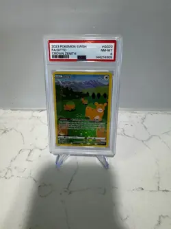 Pokemon TCG Ditto GG22/GG70 Full Art Ultra Rare Crown Zenith PSA 8 - Image 1