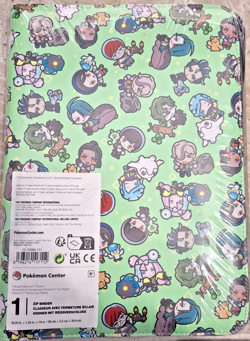 Pokemon Paldea Pokemon Trainers Zip Binder Pokemon Center Exclusive (Small Tear) - Image 1