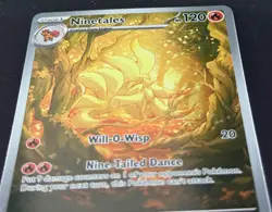 Ninetales 199/197 Holo Illustration Rare Obsidian Flames LP Pokemon TCG - Image 5