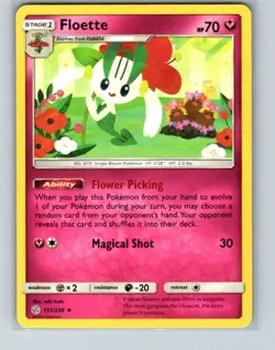 Floette 151/236 Uncommon Cosmic Eclipse Pokemon Near Mint - Image 1
