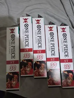 Lot of 5 Bandai One Piece Card Game Starter Deck EX Luffy & Ace ST-30 Sealed - Image 2