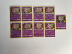 Pokemon (Lot of 9) Mew 011/025 Holo Rare Pokemon Celebrations 25th Anniversary - Image 1