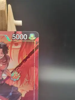 OP16-001 Portgas.D.Ace Leader Alt Art The Time Of Battle One Piece TCG English - Image 2