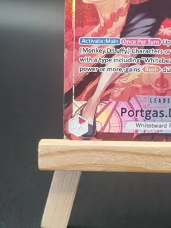 OP16-001 Portgas.D.Ace Leader Alt Art The Time Of Battle One Piece TCG English - Image 4