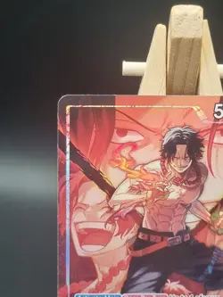 OP16-001 Portgas.D.Ace Leader Alt Art The Time Of Battle One Piece TCG English - Image 5