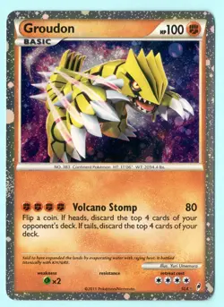 Groudon Call of Legends Shiny Holo Rare SL4 Pokemon TCG Card - Image 1