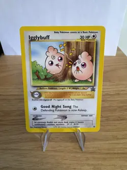 Pokemon Card - Igglybuff #36 WoTC Black Star Promo - Image 1
