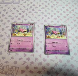 Pokemon TCG Slowpoke 057/142 Scarlet & Violet Steller Crown 2-Card Lot Non-Holo - Image 1