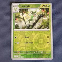 Floragato 014/198 - Scarlet & Violet - Uncommon Reverse Holo Pokemon Card - NM - Image 1