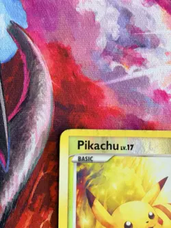 Pikachu LP Reverse Holo Platinum Arceus common 71 LV 17 Pokemon TCG Card - Image 3