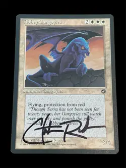 1995 Magic: The Gathering - Homelands - ABBEY GARGOYLE - Christopher Rush - EX - Image 1