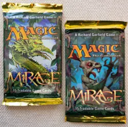 MTG: 2 MIRAGE Sealed Booster Pack Lot from Box - 2 Packs Magic - English - Image 1