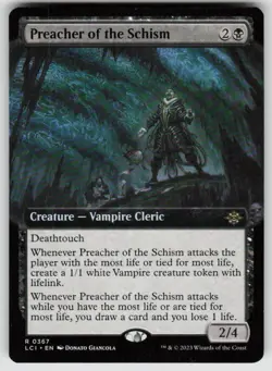 Preacher of the Schism (Extended Art) 367 The Lost Caverns of Ixalan NM - Image 1