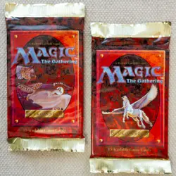 MTG: 2x 4th EDITION Factory Sealed Booster Pack Lot from Box - 2 Packs - English - Image 1
