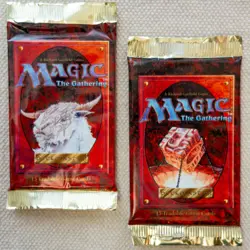 MTG: 2x 4th EDITION Factory Sealed Booster Pack Lot from Box - 2 Packs - English - Image 2