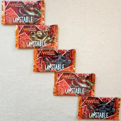 MTG: 5 UNSTABLE Factory Sealed Booster Packs from Box - 5 Packs Magic - English - Image 1
