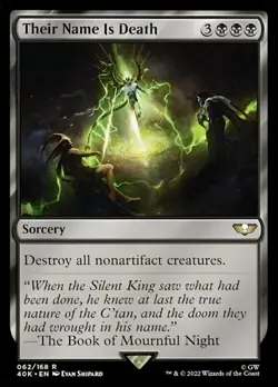1x Their Name Is Death NM-Mint, English Commander: Warhammer 40,000 MTG Magic - Image 1