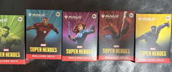 MTG Magic the Gathering MARVEL SUPER HEROES Welcome Decks SET OF 5 NEW - Image 1