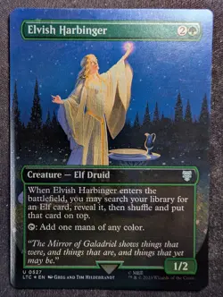 Elvish Harbinger - Foil Borderless - LOTR Tales of Middle Earth (MTG) - Image 1
