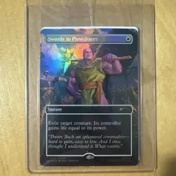 Magic the Gathering MTG Swords to Plowshares (Foil) (PSA Promo) (Sealed) - Image 1