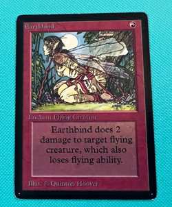 Earthbind - Beta - MTG - Magic the Gathering = LP/NM - Image 1