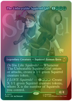 The Unbeatable Squirrel Girl - Foil - Borderless Marvel Super Heroes - Image 1