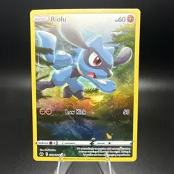 The Pokemon Company Pokemon TCG Riolu Holo Ultra Rare GG26/GG70 Crown Zenith EN - Image 1