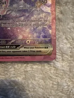 Pokemon TCG SV Prismatic Evolutions Espeon EX Sir 155/131 M/NM Condition - Image 4