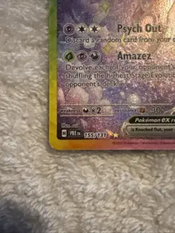Pokemon TCG SV Prismatic Evolutions Espeon EX Sir 155/131 M/NM Condition - Image 5