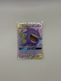 Pokemon Gengar & Mimikyu GX Full Art 164/181 SM Team Up Near Mint NM *CLEAN* - Image 2