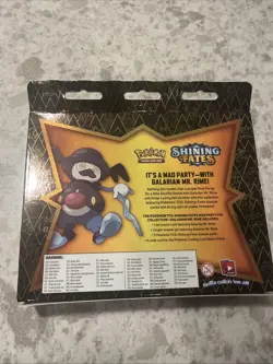 Pokemon Shining Fates Factory Sealed Galarian Mr. Rime Mad Party Pin Collection - Image 2