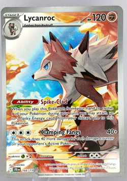 Pokemon Lycanroc 166/159 Illustration Rare Journey Together Holo Near Mint - Image 1