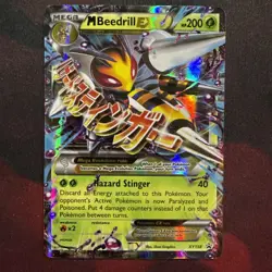 Mega M Beedrill EX XY158 Black Star Promo Holo Ultra Rare Pokemon TCG 2016 - Image 1