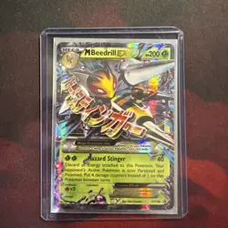 Mega M Beedrill EX XY158 Black Star Promo Holo Ultra Rare Pokemon TCG 2016 - Image 3