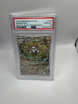 2024 Pokemon Black Star Promo Magneton Surging Sparks Pokemon Center PSA 10 #159 - Image 1