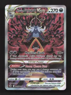 Hisuian Samurott VSTAR GG52/GG70 Holo Crown Zenith Galarian Gallery Pokemon NM - Image 1