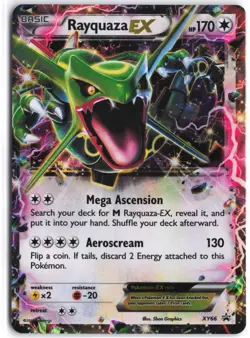 Rayquaza EX XY66 Holo Promo XY Promo Pokemon LP - Image 1