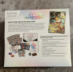 Pokemon TCG Prismatic Evolutions ETB Brand new Tiny rip in seal SEE PHOTOS - Image 2